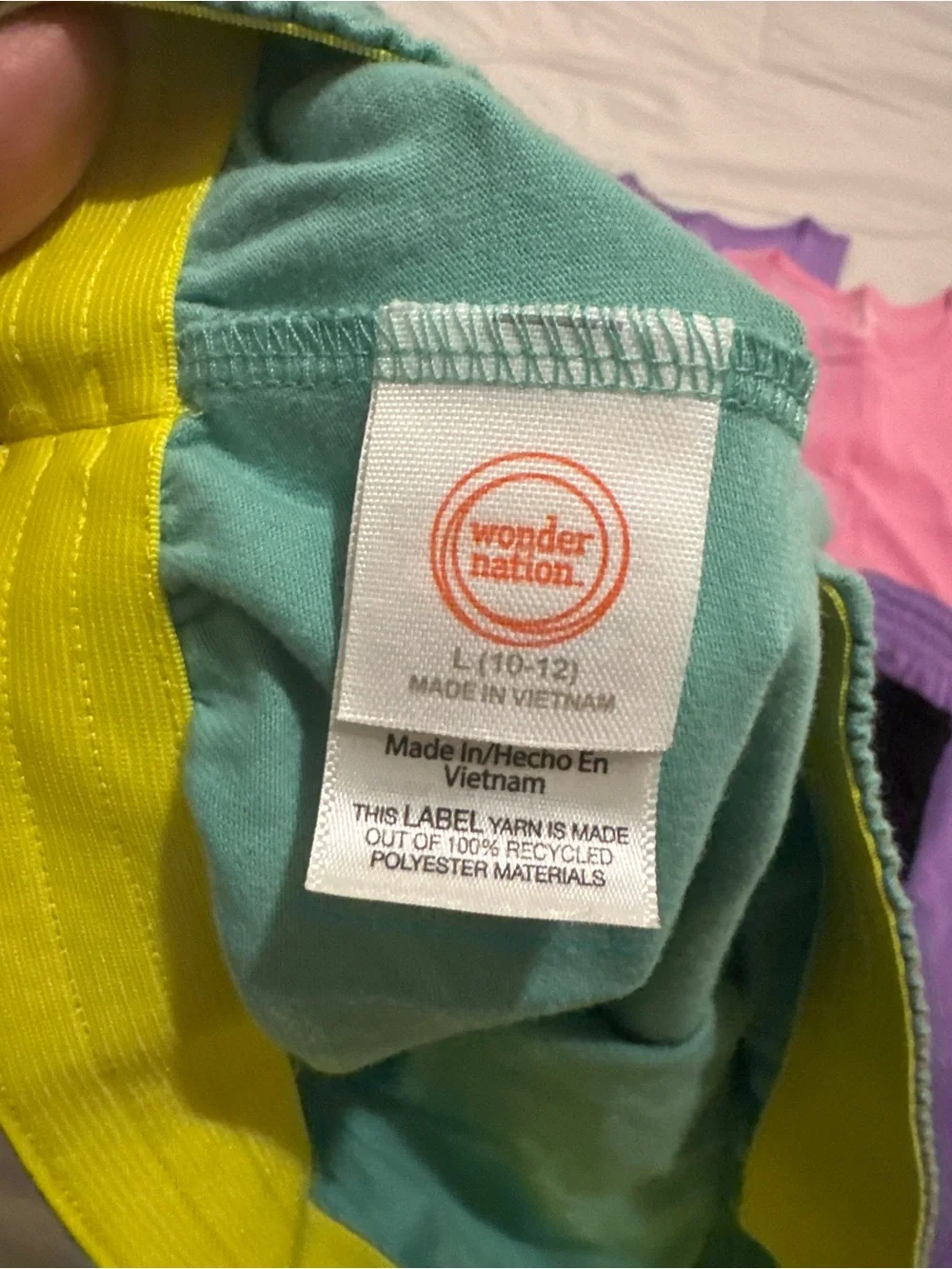 wonder nation Girls Tank & Shorts Set in Pink, Purple, Teal, Hot Pink, Black